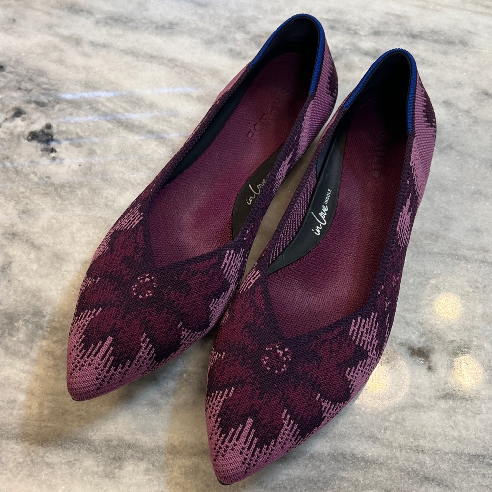 Rothys floral points, 10.5